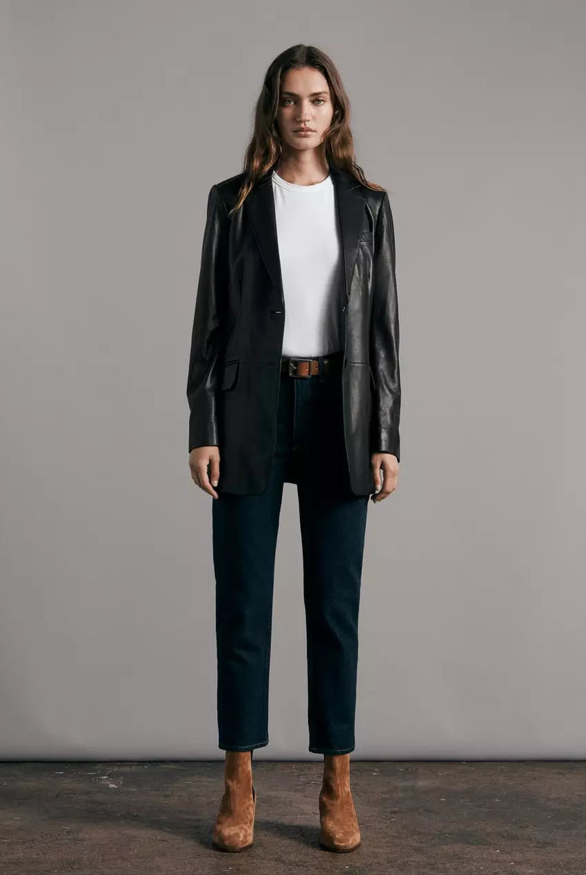 Charles Leather Blazer by Rag & Bone — alternate view