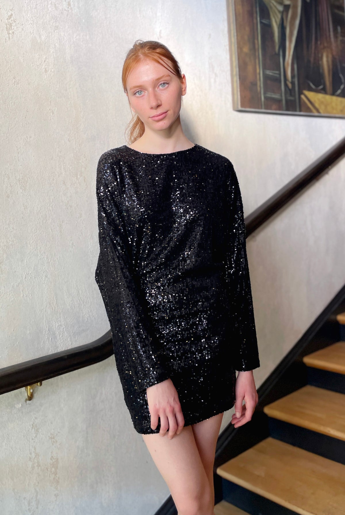 Salome Mini Dress - Black by In the Mood for Love — alternate view