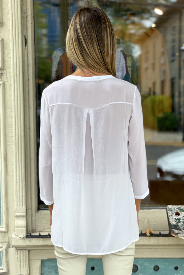 Blouse - White by Transit Par-Such — view 3