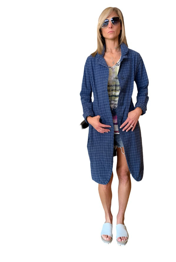 Line Jacket - Blue by Rundholz | 25 South Boutiques