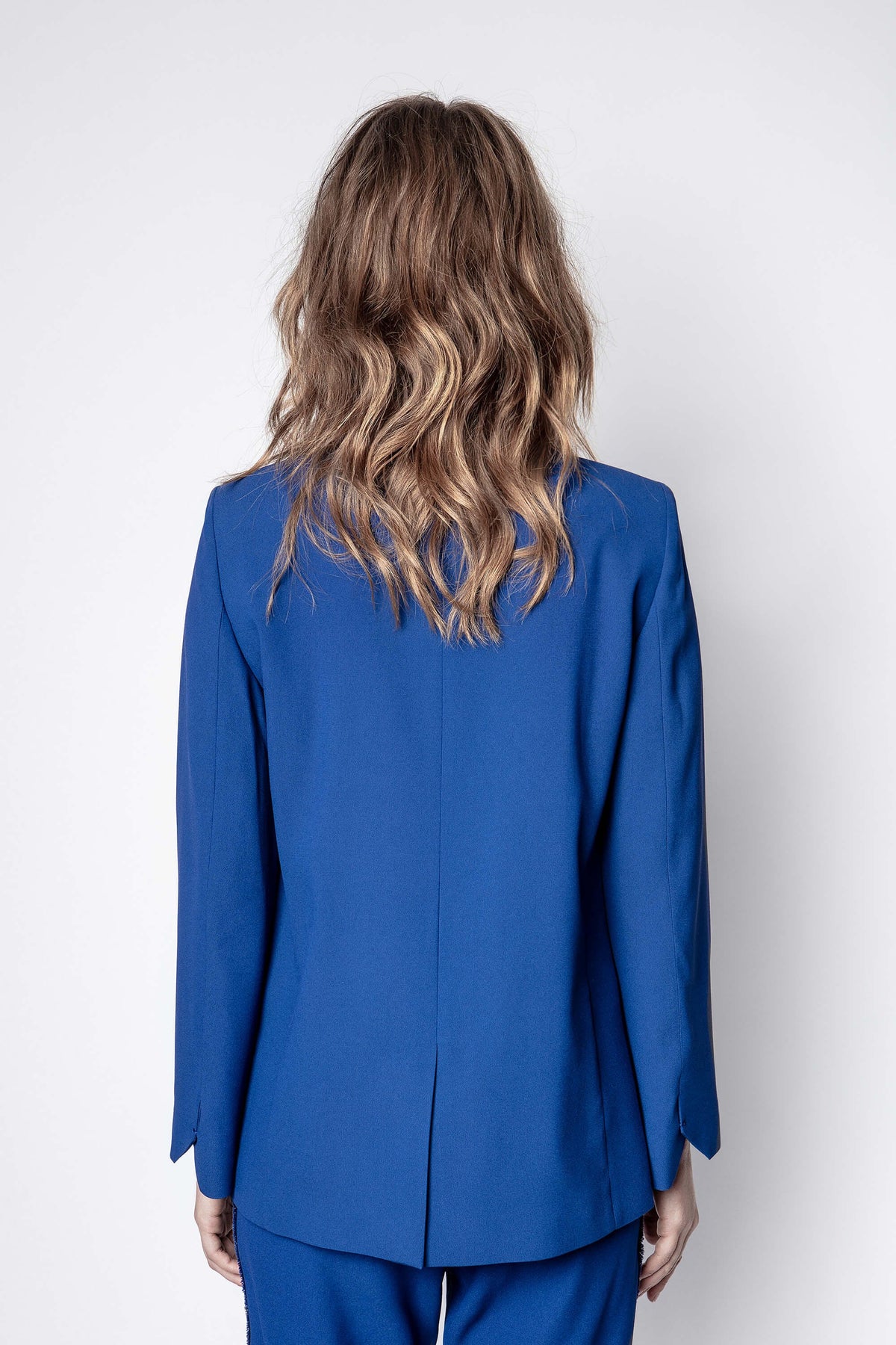 Volly Crepe Jacket - Blue by Zadig & Voltaire — alternate view