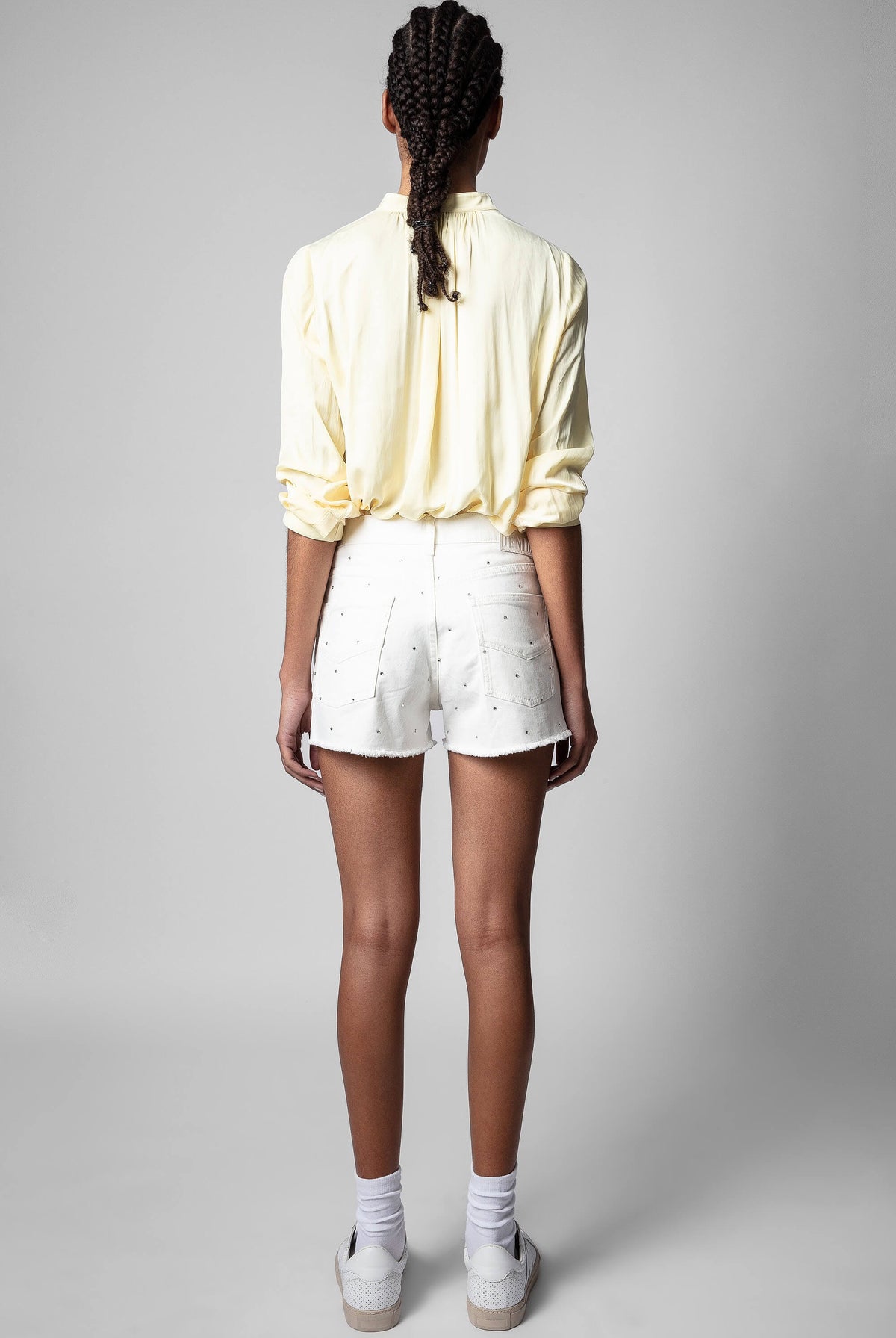 Tink Satin Tunic - Butter by Zadig & Voltaire — alternate view
