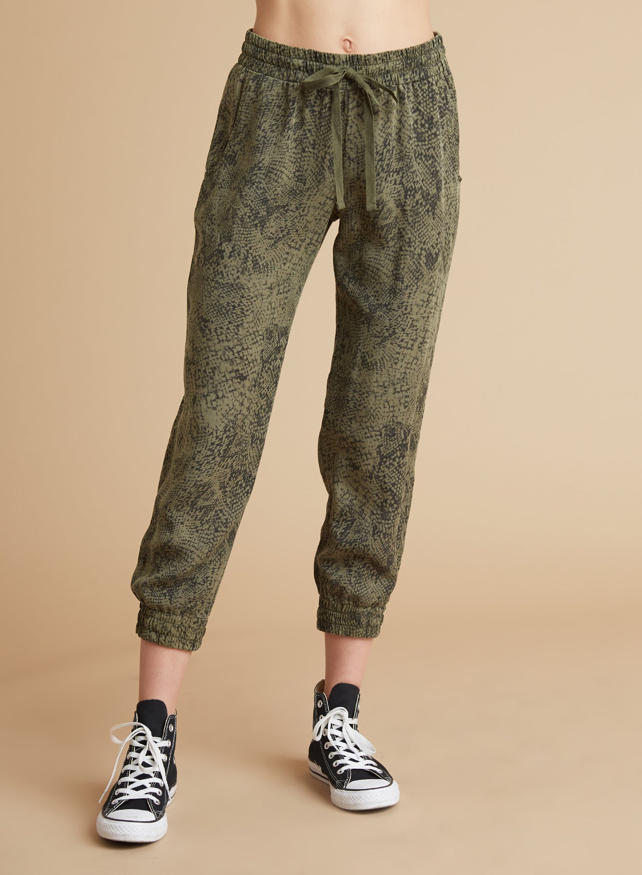 Printed Joggers - Cactus by Bella Dahl — alternate view