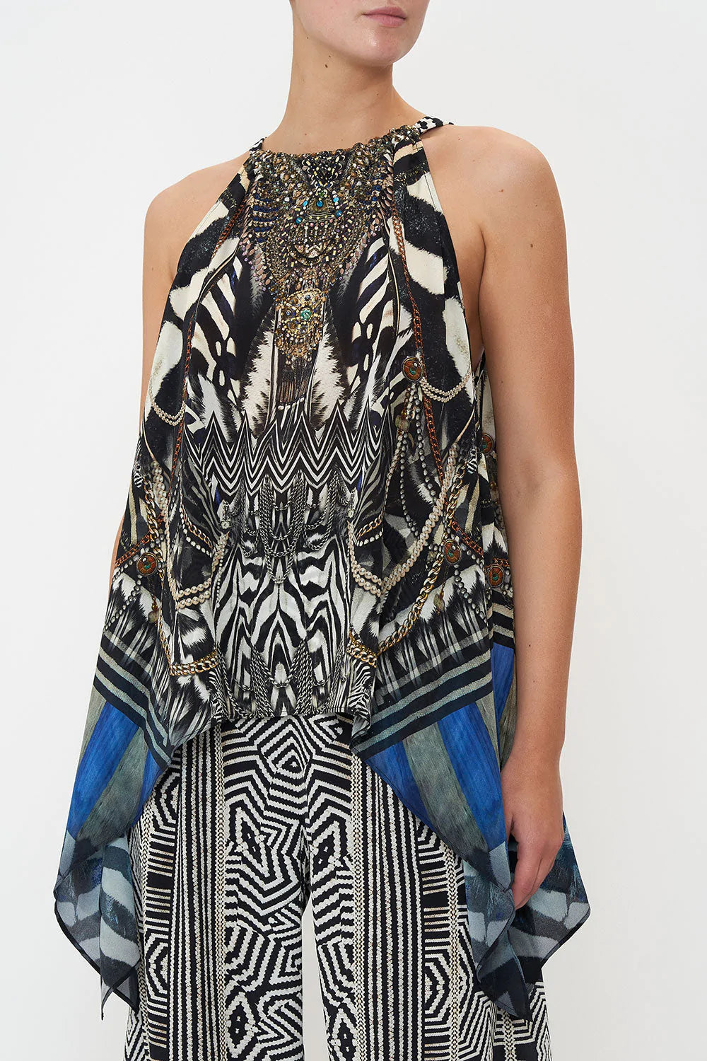 Drawstring Neck Tank - Knight of the Wild by Camilla | 25 South Boutiques