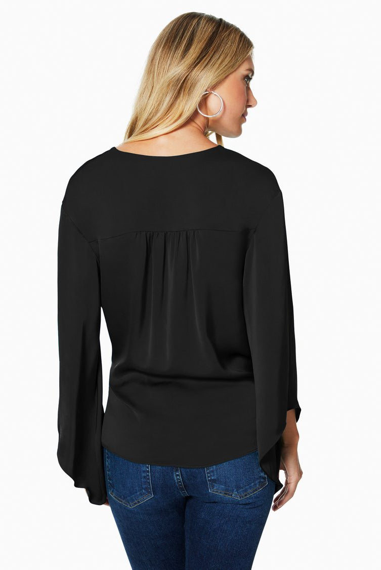 Cassandra Top - Black by Ramy Brook — alternate view