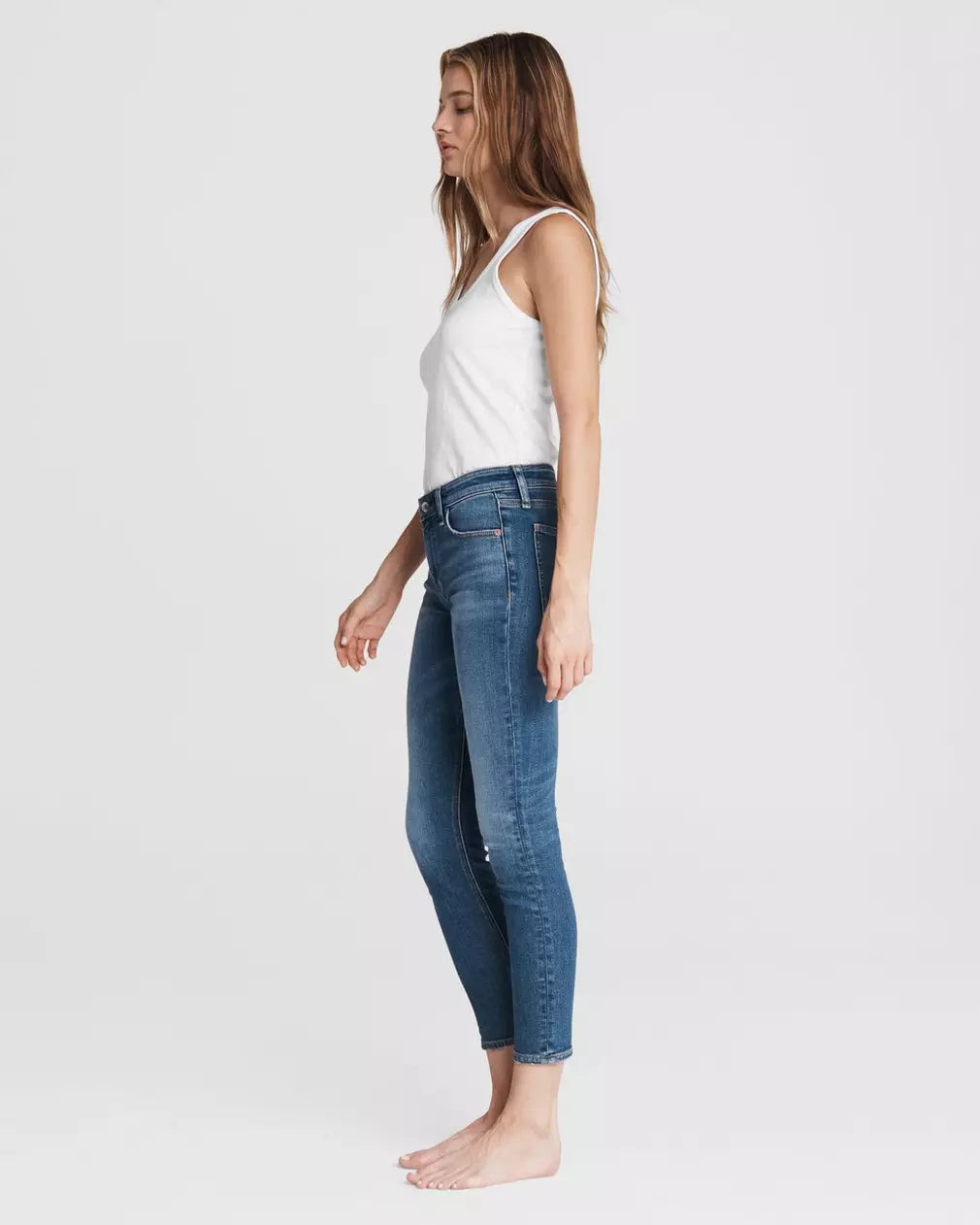 Cate Mid-Rise Skinny - Clover by Rag & Bone — alternate view