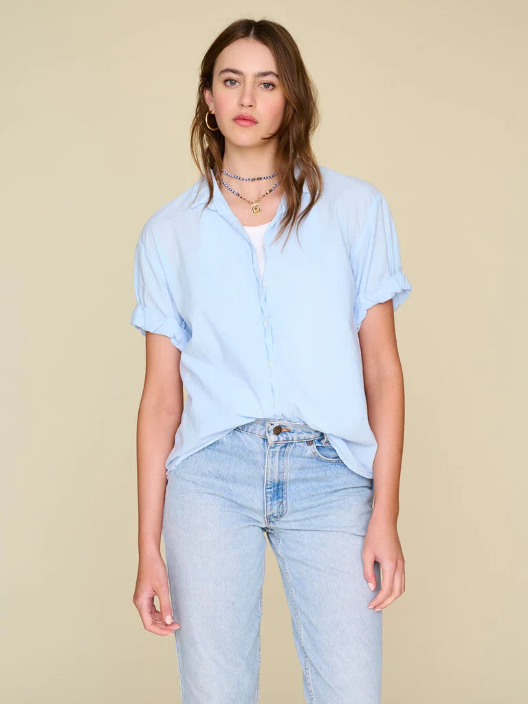 Channing Shirt - Baby Blue by Xirena | 25 South Boutiques
