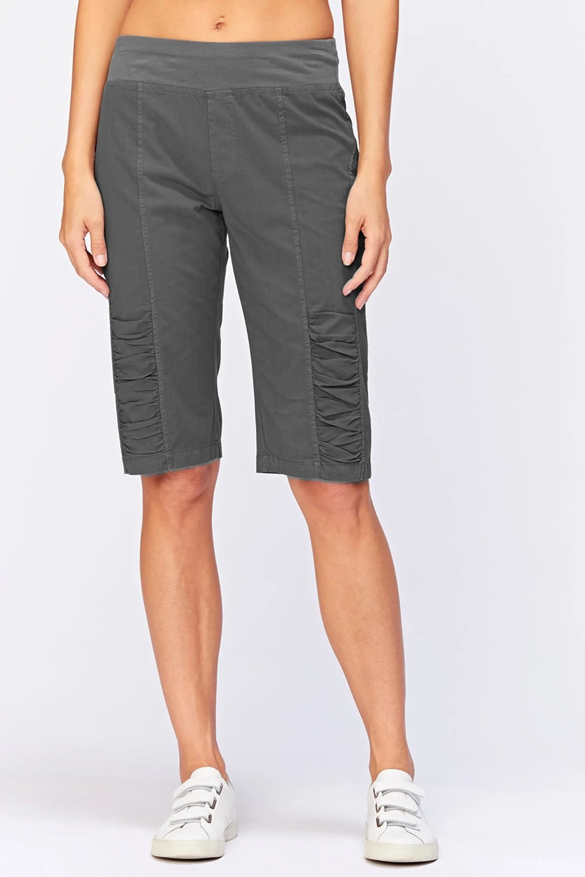 Tatem Bermuda Shorts - Charcoal by XCVI | 25 South Boutiques