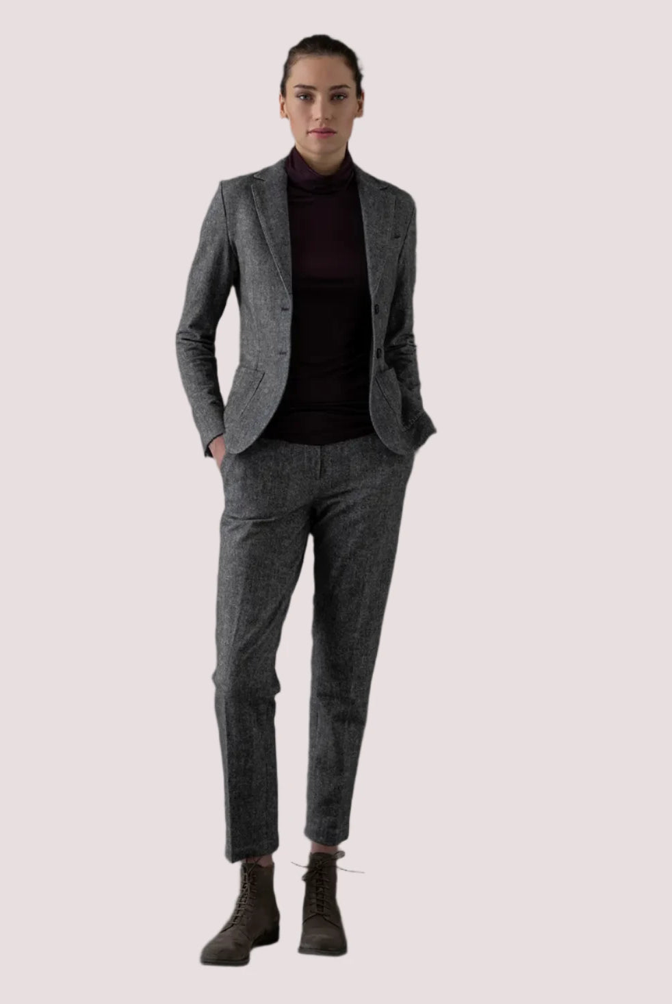 Cotton Chinos Trousers - Forest by Circolo | 25 South Boutiques