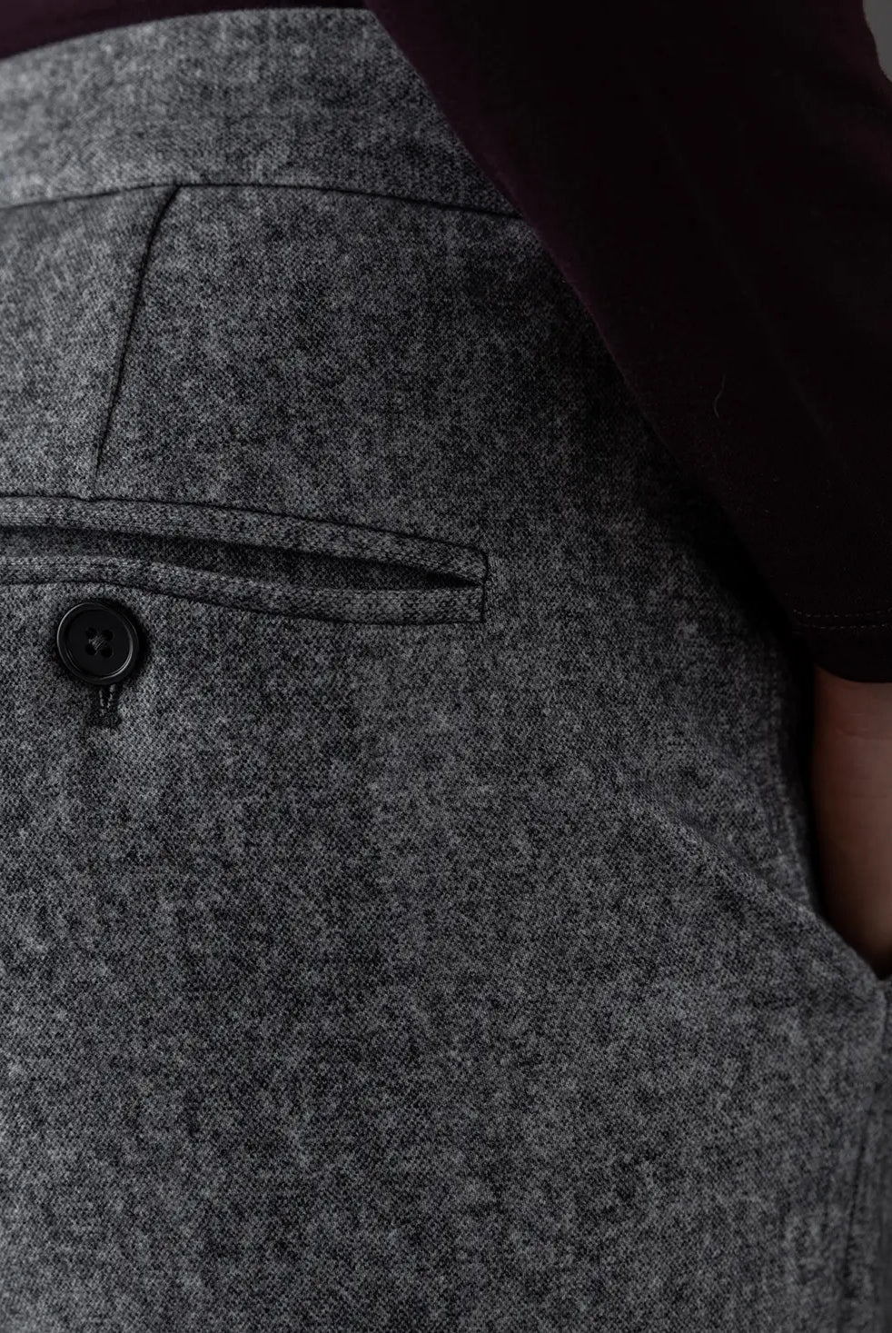 Cotton Chinos Trousers - Forest by Circolo — view 4