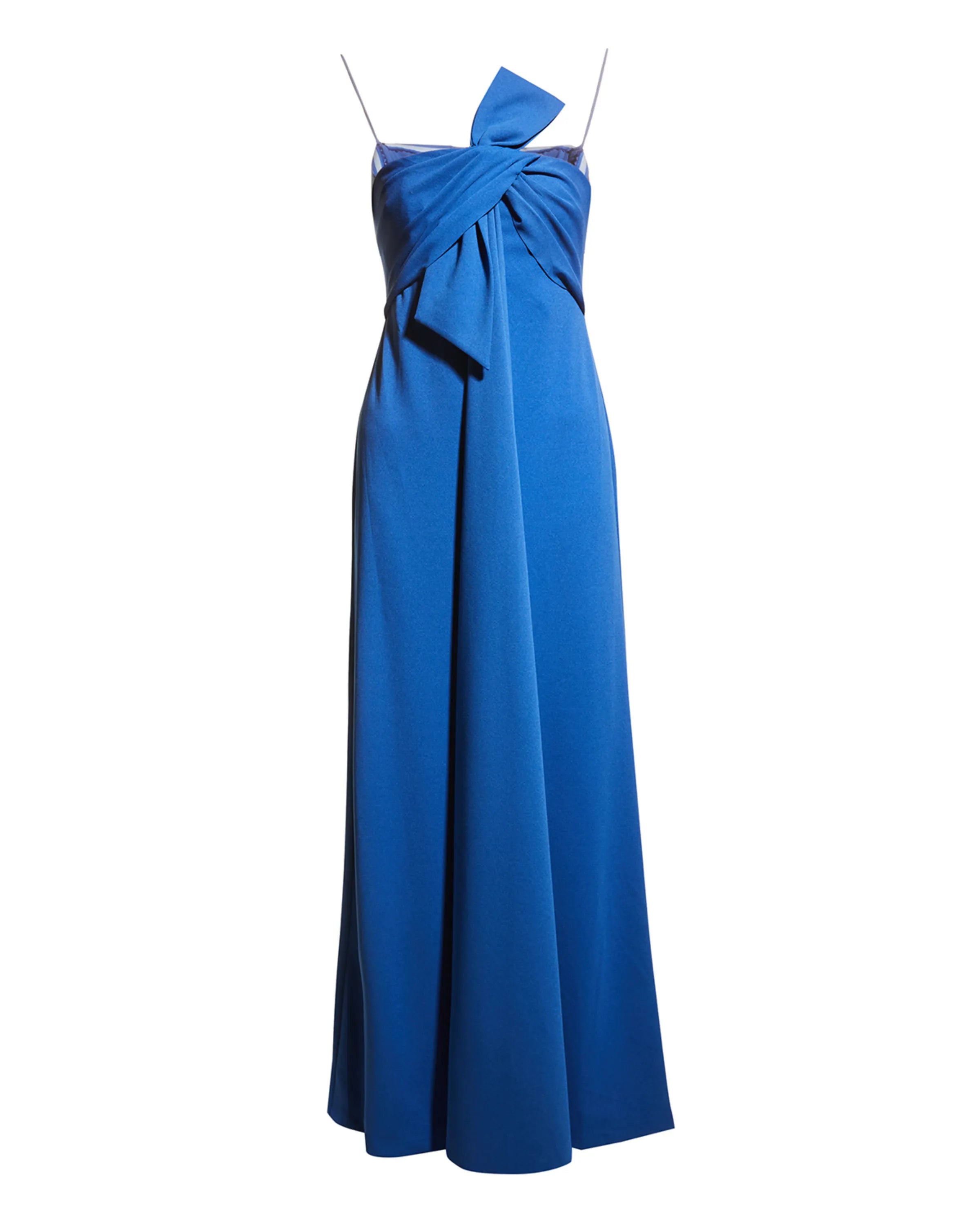 Sassy Strapless Gown - Cobalt by Badgley Mischka — view 3