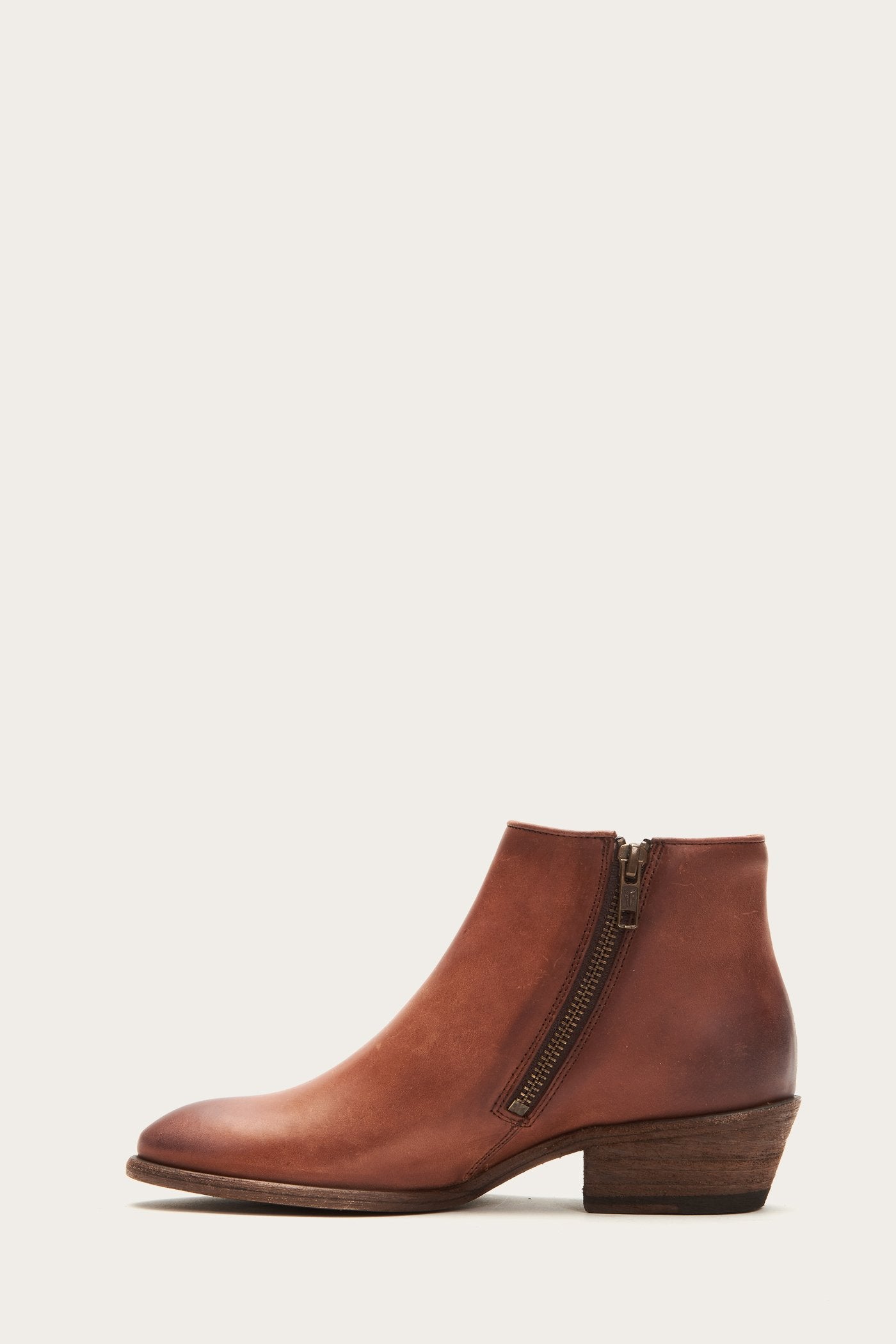 Carson Piping Bootie - Cognac by Frye — view 3