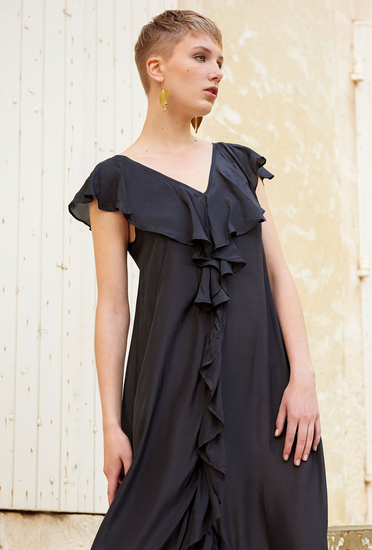 Cumbre Dress - Black by Mes Demoiselles — alternate view