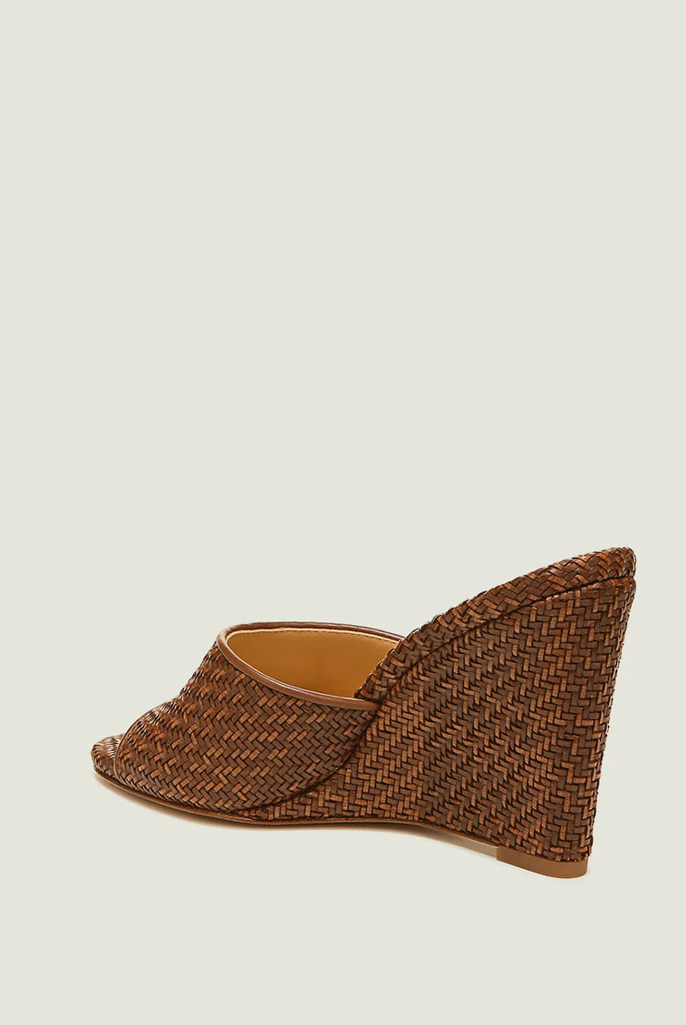 Dali Wedge Sandal - Praline by Veronica Beard — view 4