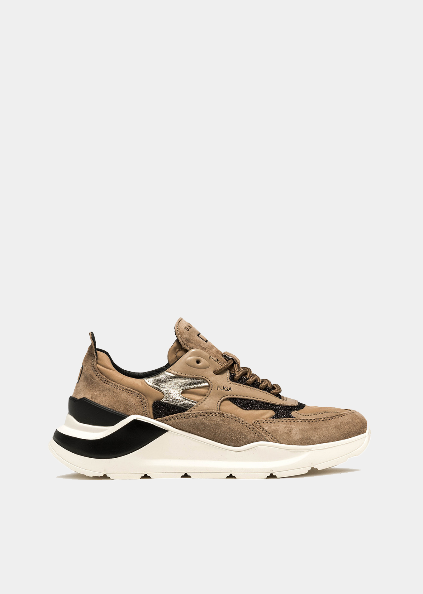 Fuga Nylon Sneakers - Taupe by D.A.T.E. | 25 South Boutiques