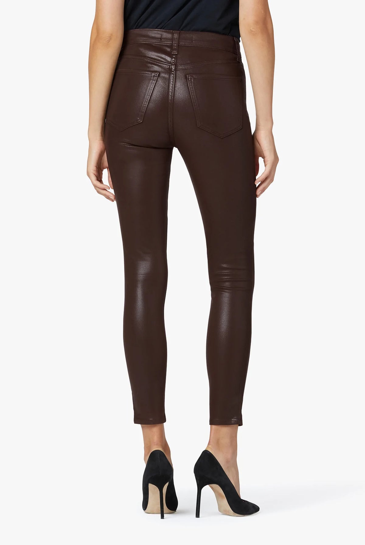 The Charlie High Rise Ankle - Dark Coco Bean by Joe's Jeans — alternate view