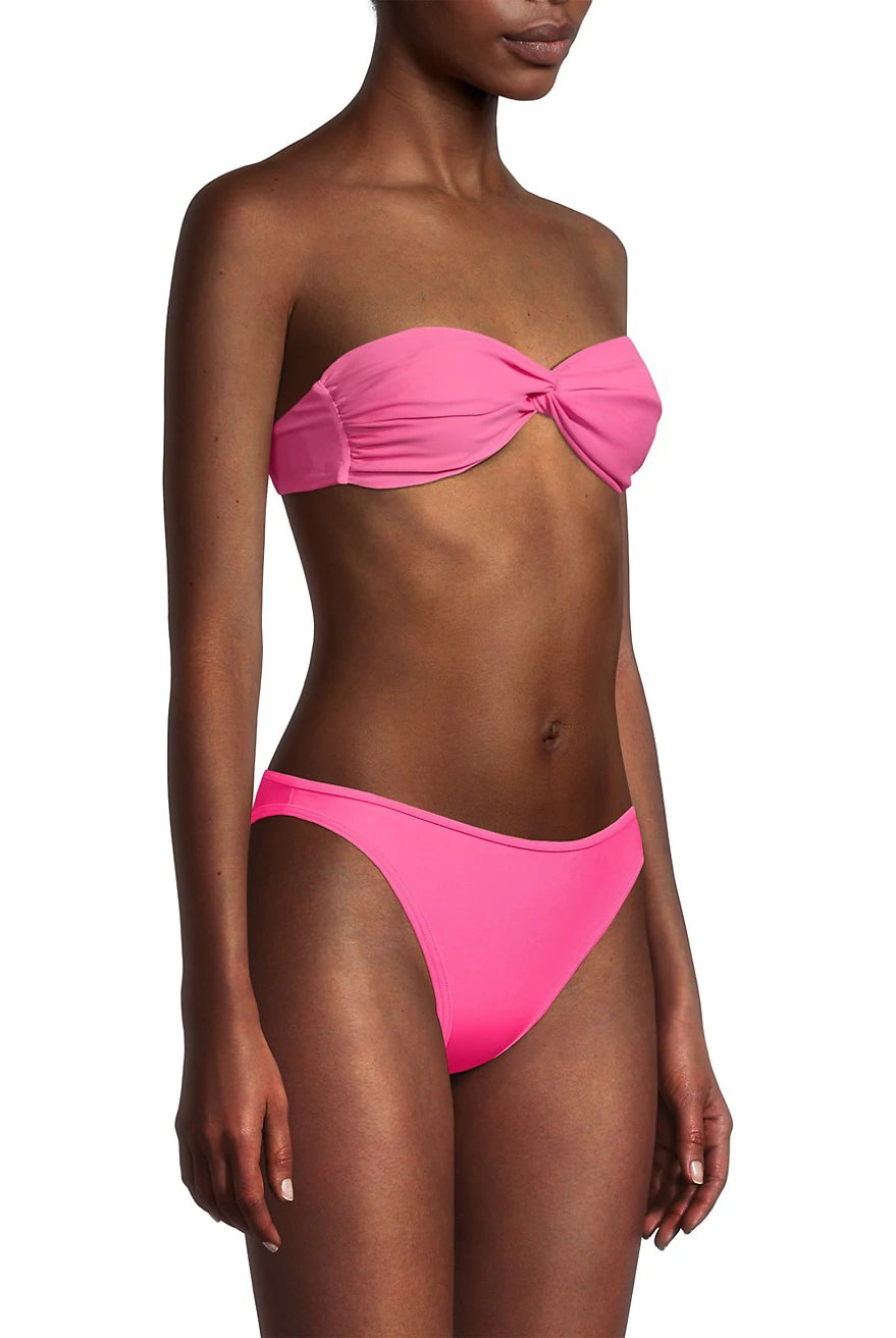 Isla High Leg Bikini Bottom - Deep Rose by Ramy Brook | 25 South Boutiques