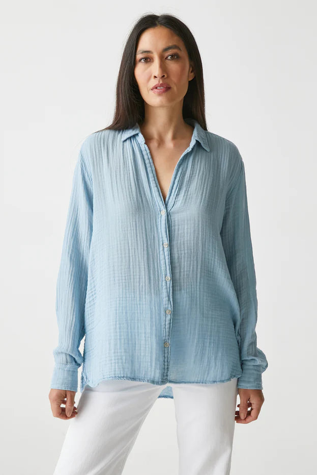 Leo Button Down Top - Harbor by Michael Stars | 25 South Boutiques