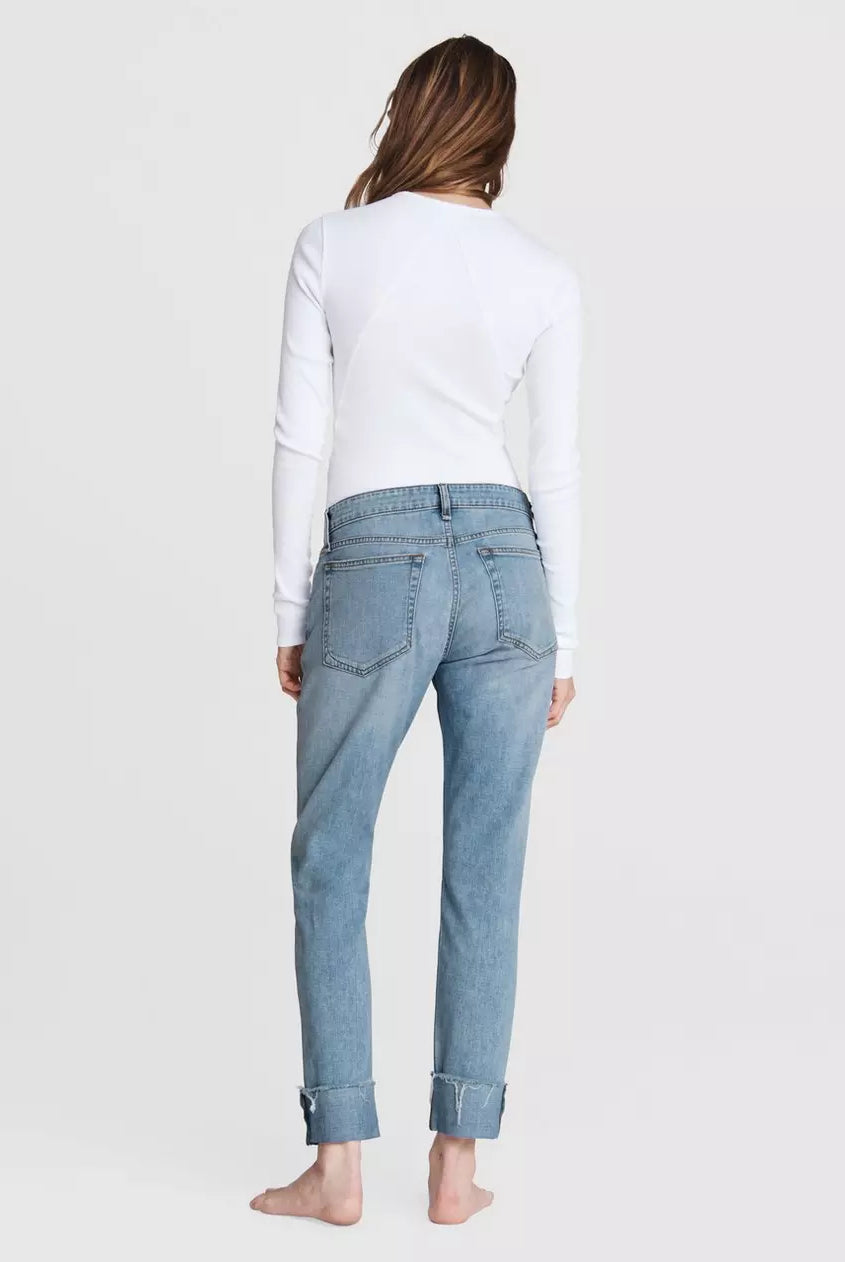Dre Low-Rise Boyfriend - Tulip by Rag & Bone — view 4
