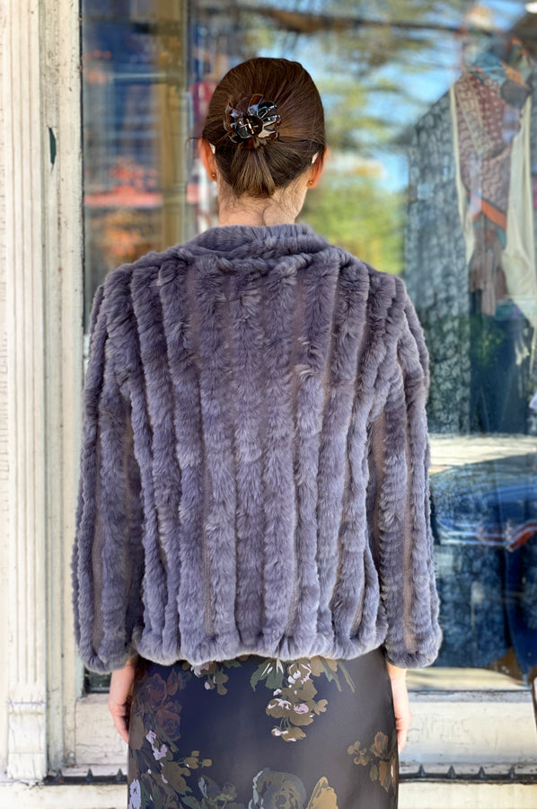 Rosa Fur Jacket - Galaxy by Heartloom — view 4