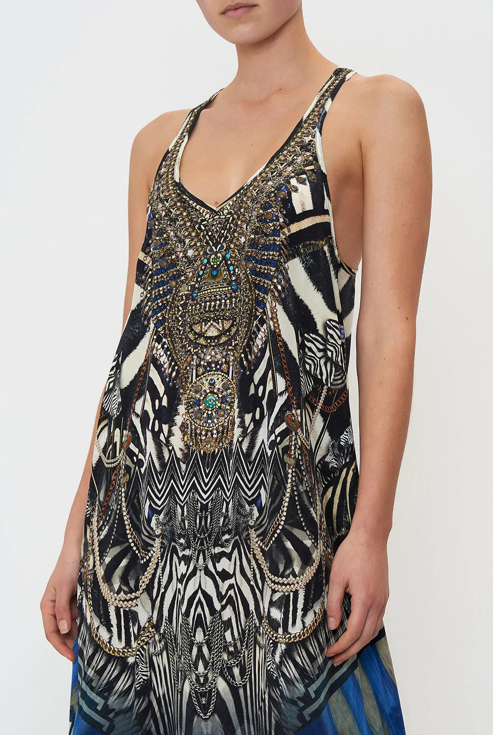 V Neck Racerback Dress - Knight of the Wild by Camilla — view 4