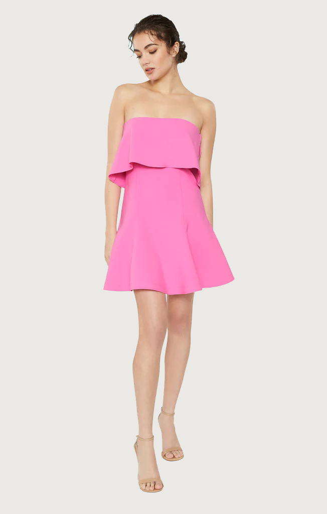 Driggs Flouncy Dress - Pink Sugar by Likely | 25 South Boutiques