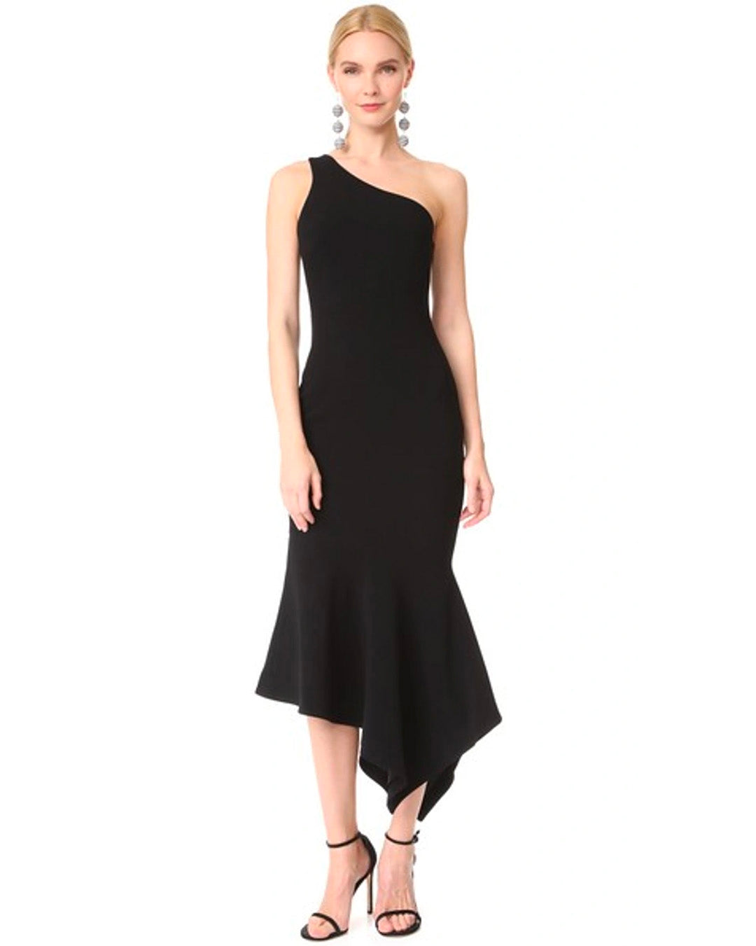 Dulcina One Shoulder Dress - Black by Cinq A Sept | 25 South Boutiques
