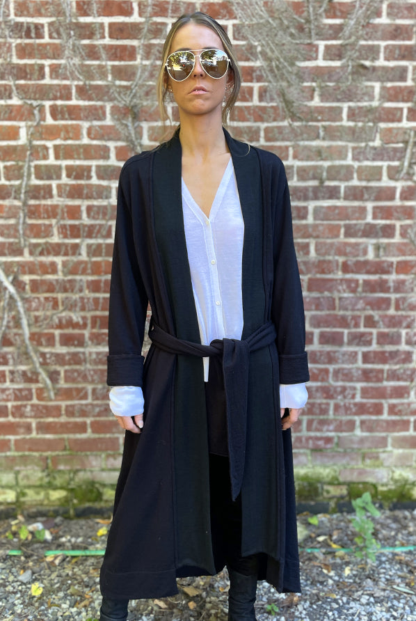 Long Cardigan - Black by Transit Par-Such — alternate view