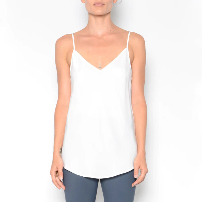 Henrietta Silk Camisole - White by Elaine Kim | 25 South Boutiques
