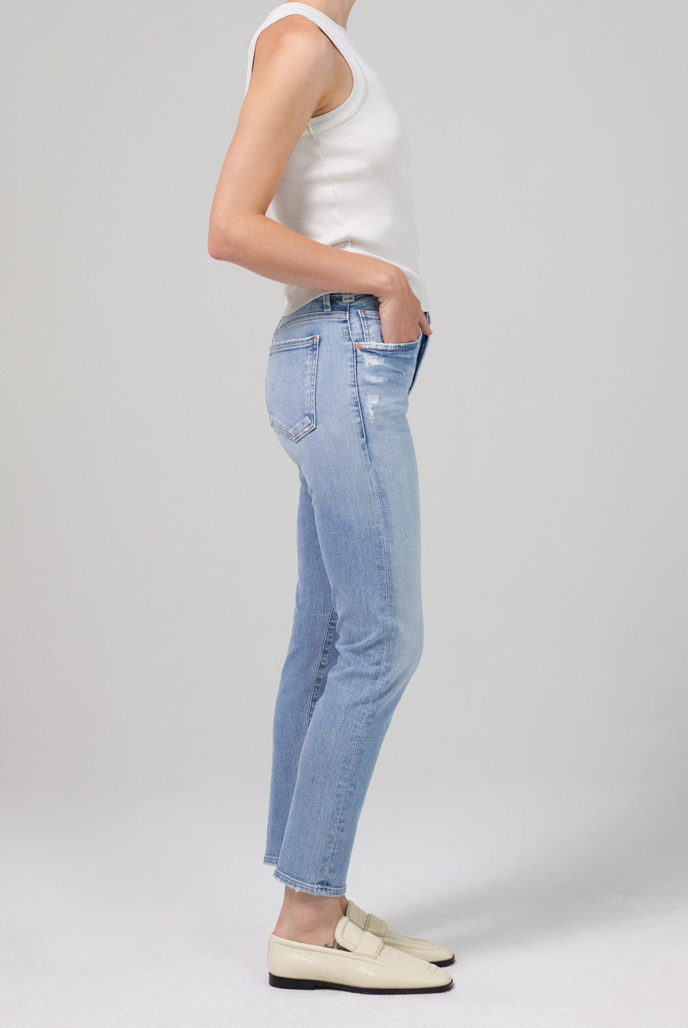Ella Mid Rise Slim Crop - Carmen by Citizens of Humanity — view 3