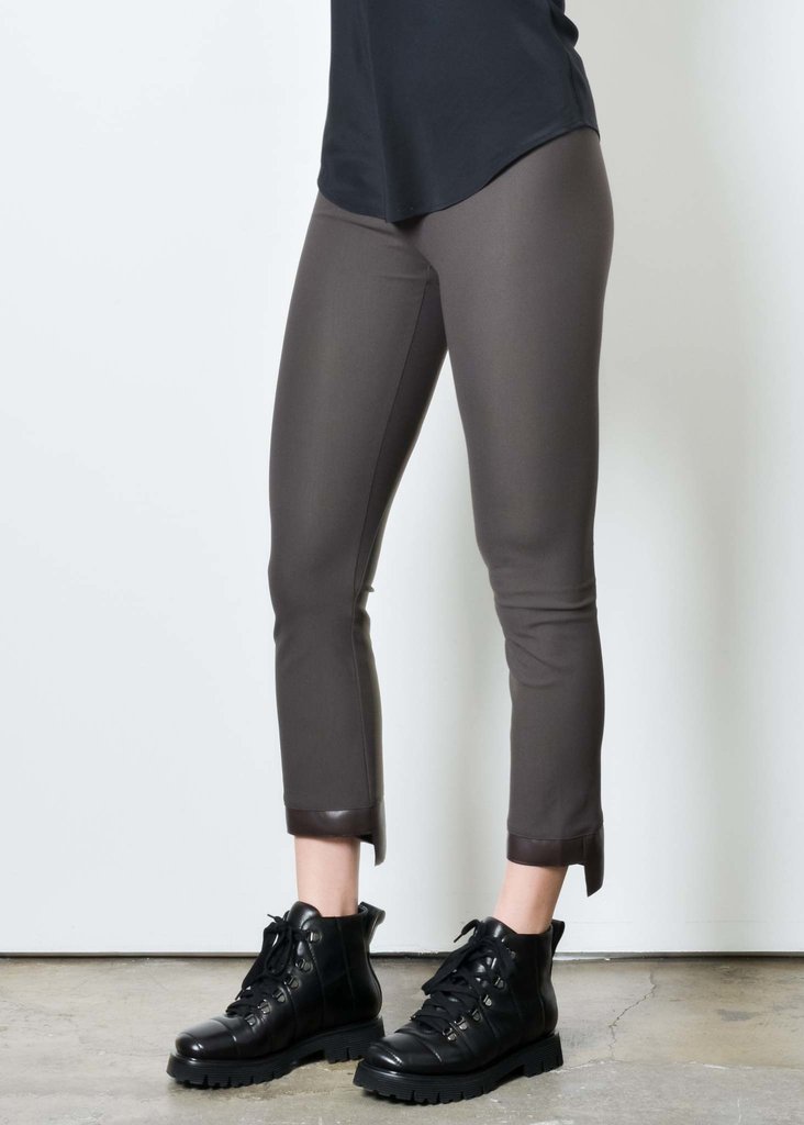 Olga Cropped Flare Pant - Espresso by Elaine Kim — alternate view