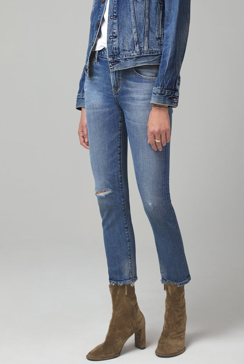 Elsa Mid Rise Slim Fit Crop - Cadence by Citizens of Humanity — alternate view