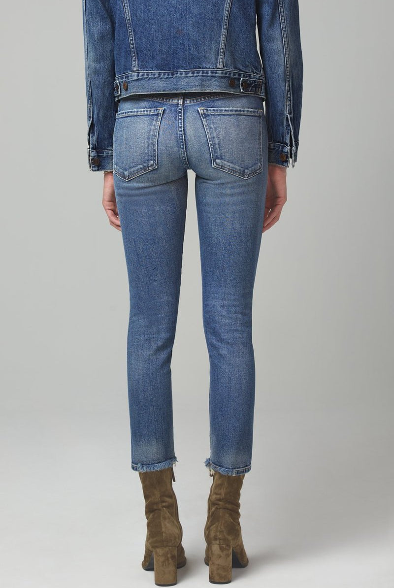 Elsa Mid Rise Slim Fit Crop - Cadence by Citizens of Humanity — view 3