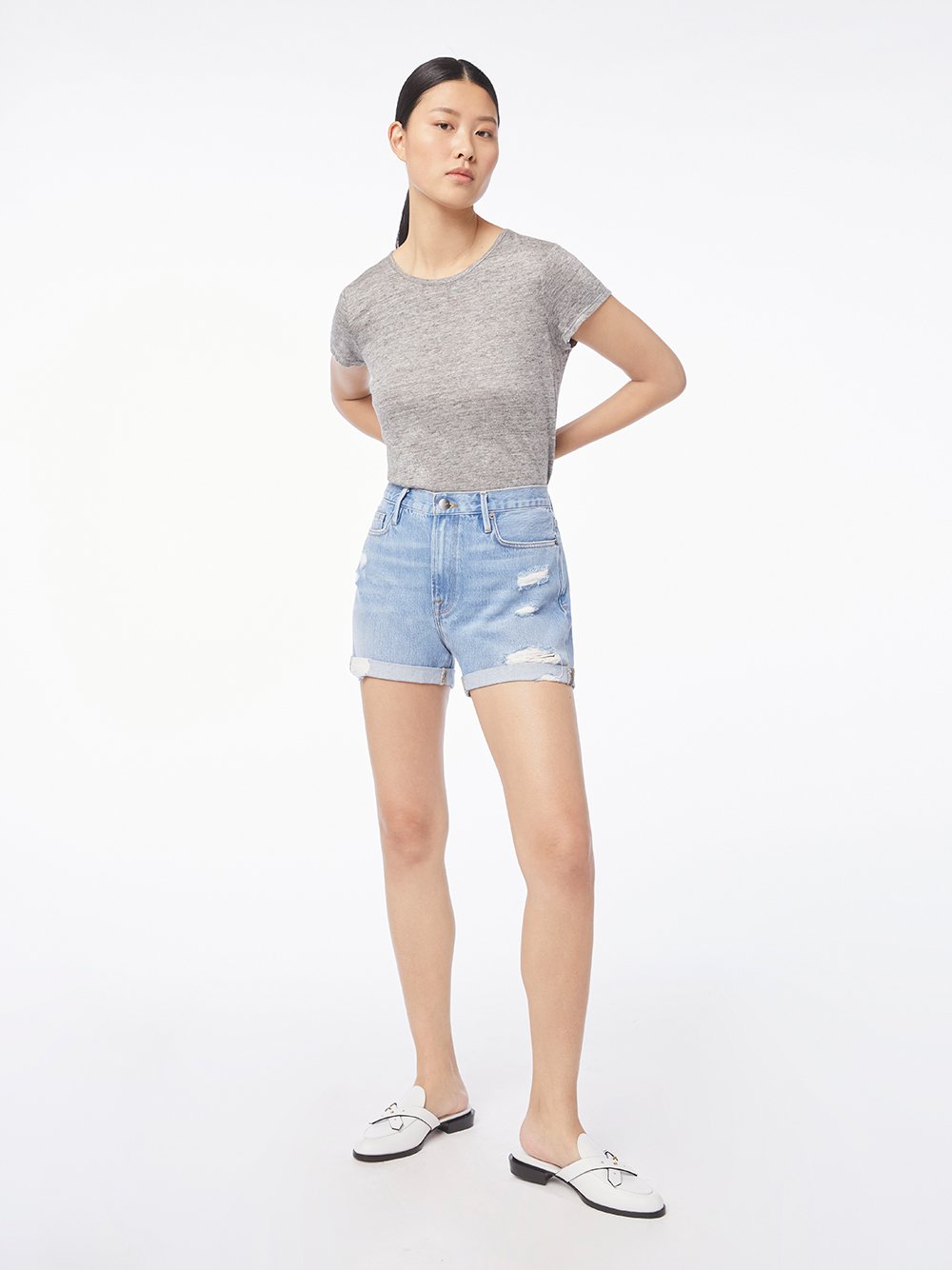 Le Beau Short Cutt - Elsey Rip by Frame | 25 South Boutiques