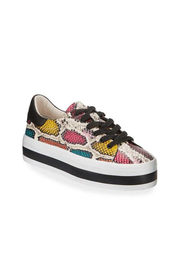 Ezra II Low Top Sneaker - Snake Multi by Alice & Olivia | 25 South Boutiques