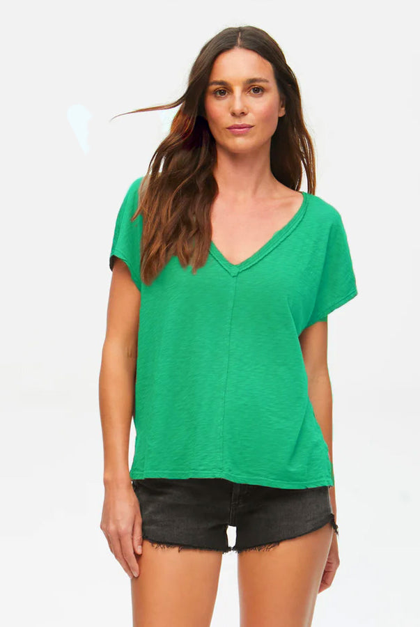Lizzy Tee - Field Green by Michael Stars | 25 South Boutiques