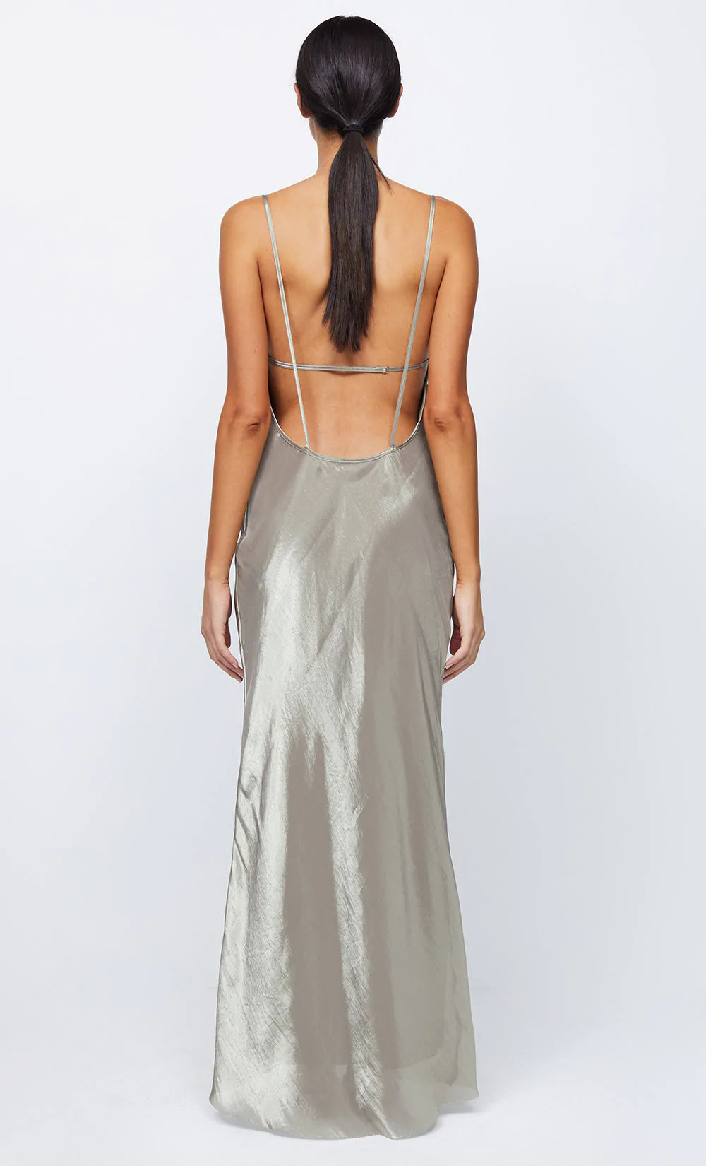 Fleur Maxi Dress - Iridescent Silver by Bec & Bridge — alternate view