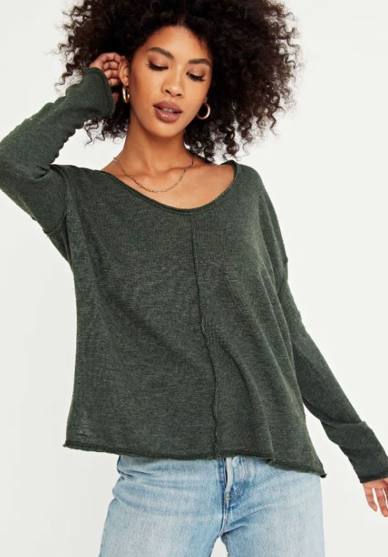 Get Up & Go Long Sleeve - Forest by Project Social T | 25 South Boutiques