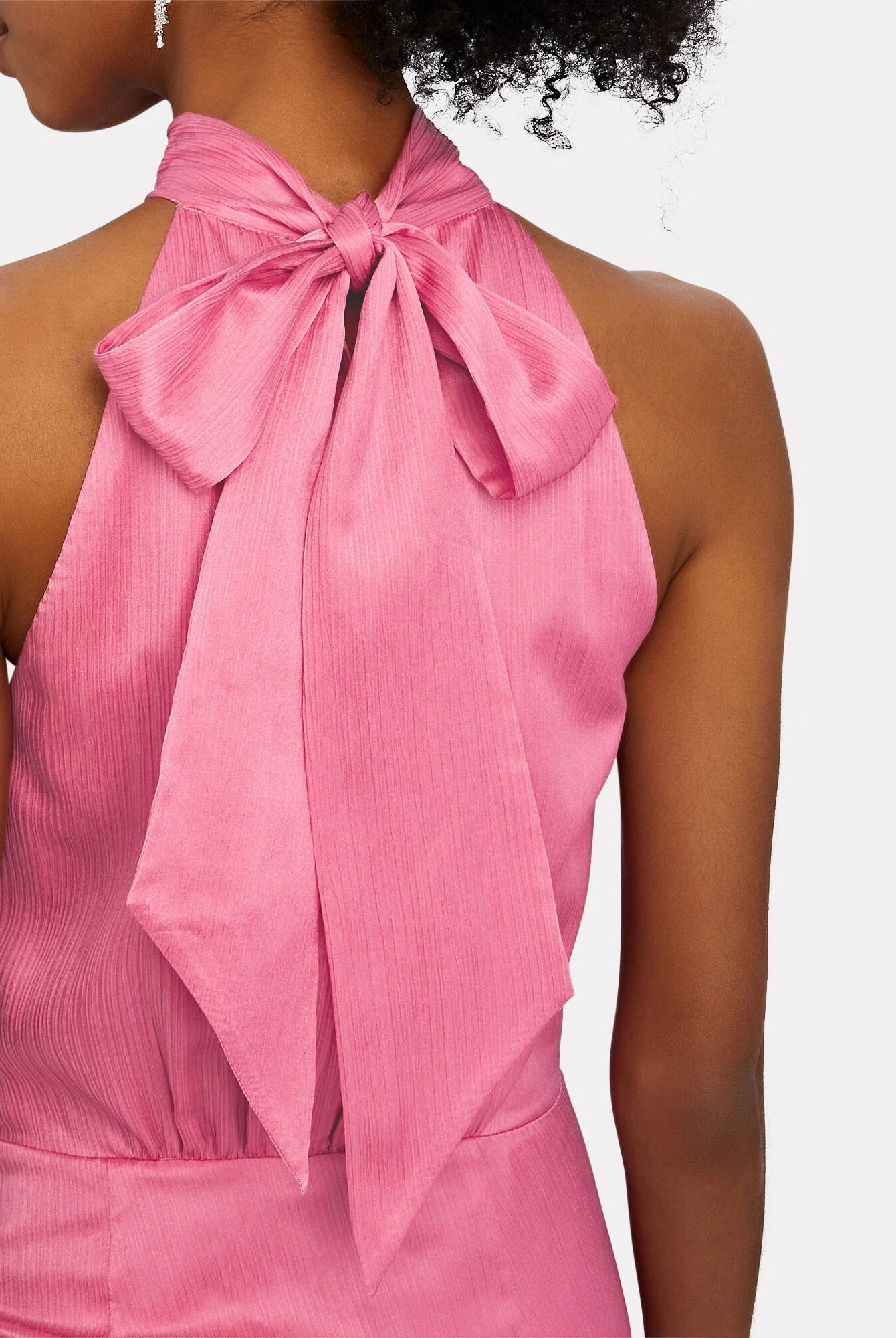 Gabriella Halter Dress - Pink Sherbert by Veronica Beard — alternate view