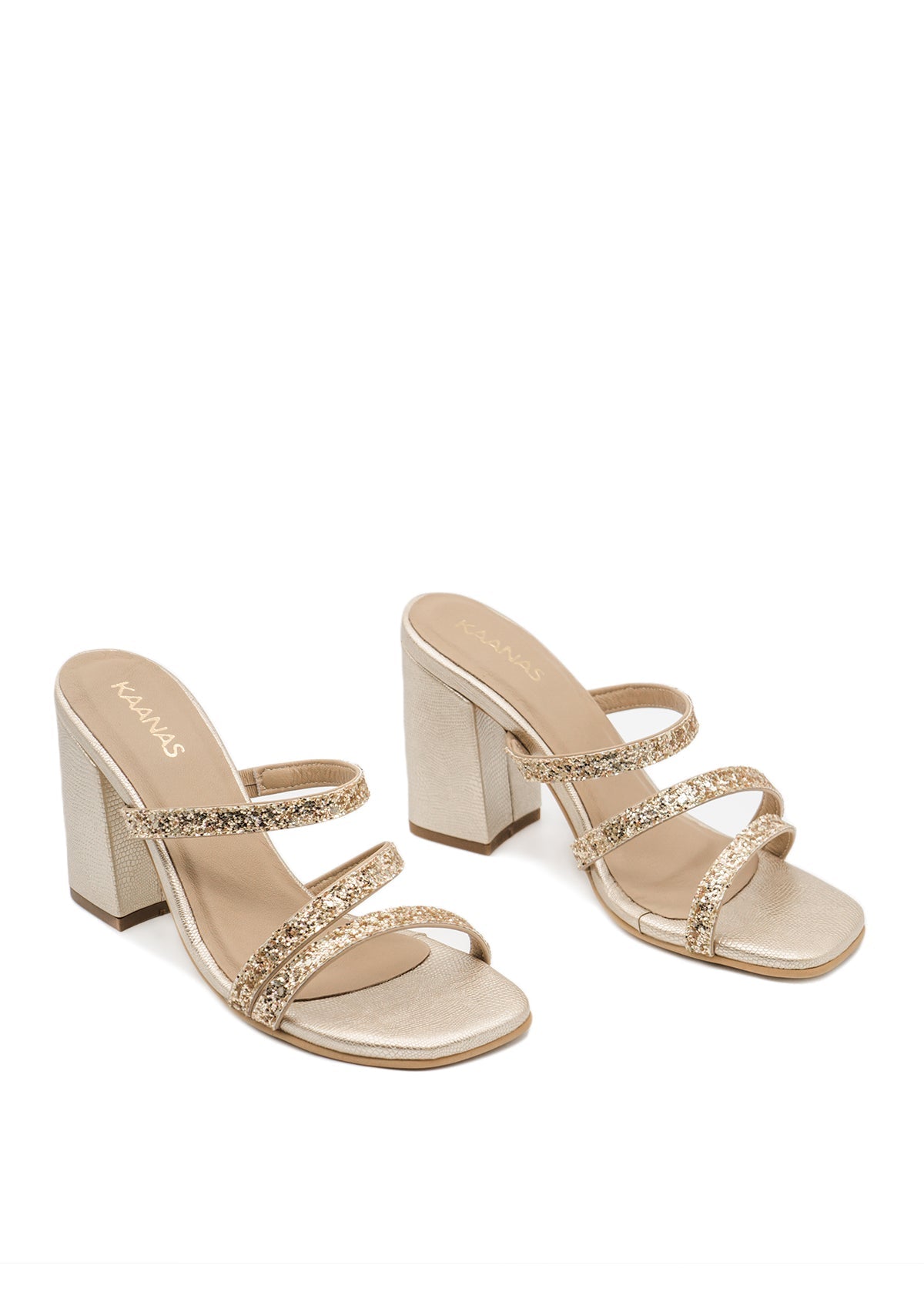 Mercer Heel - Gold by Kaanas — alternate view
