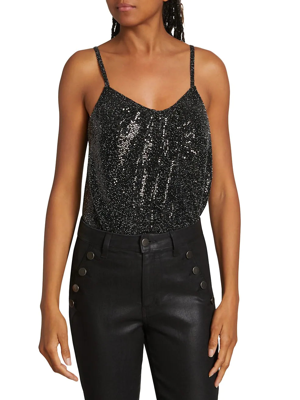 Graham Sequin Tank - Black by Ramy Brook | 25 South Boutiques
