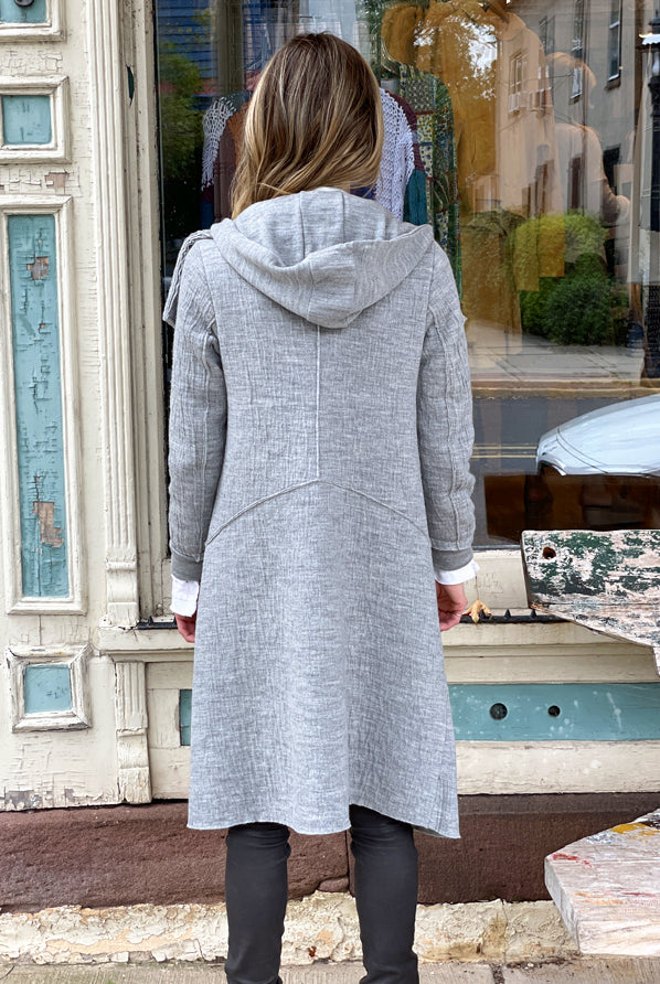 Hooded Coat - Grey by Transit Par-Such — view 3