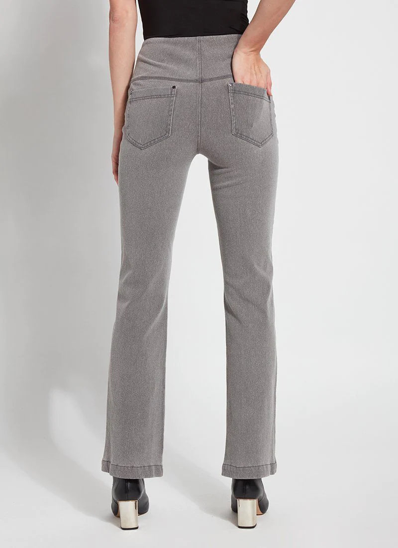 Baby Bootcut Denim - Mid Grey by Lysse — view 4