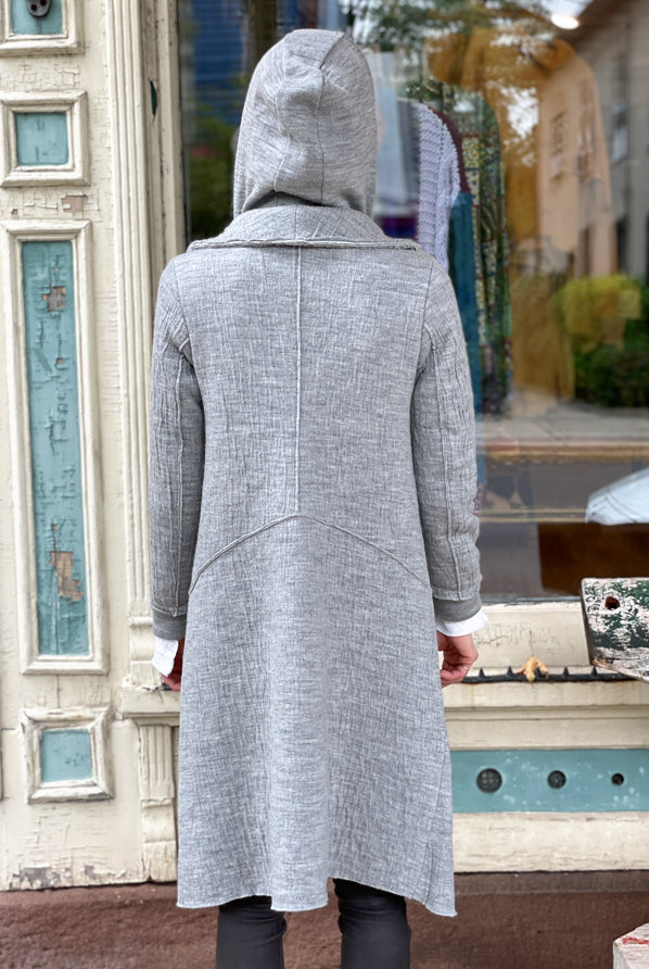 Hooded Coat - Grey by Transit Par-Such — view 6