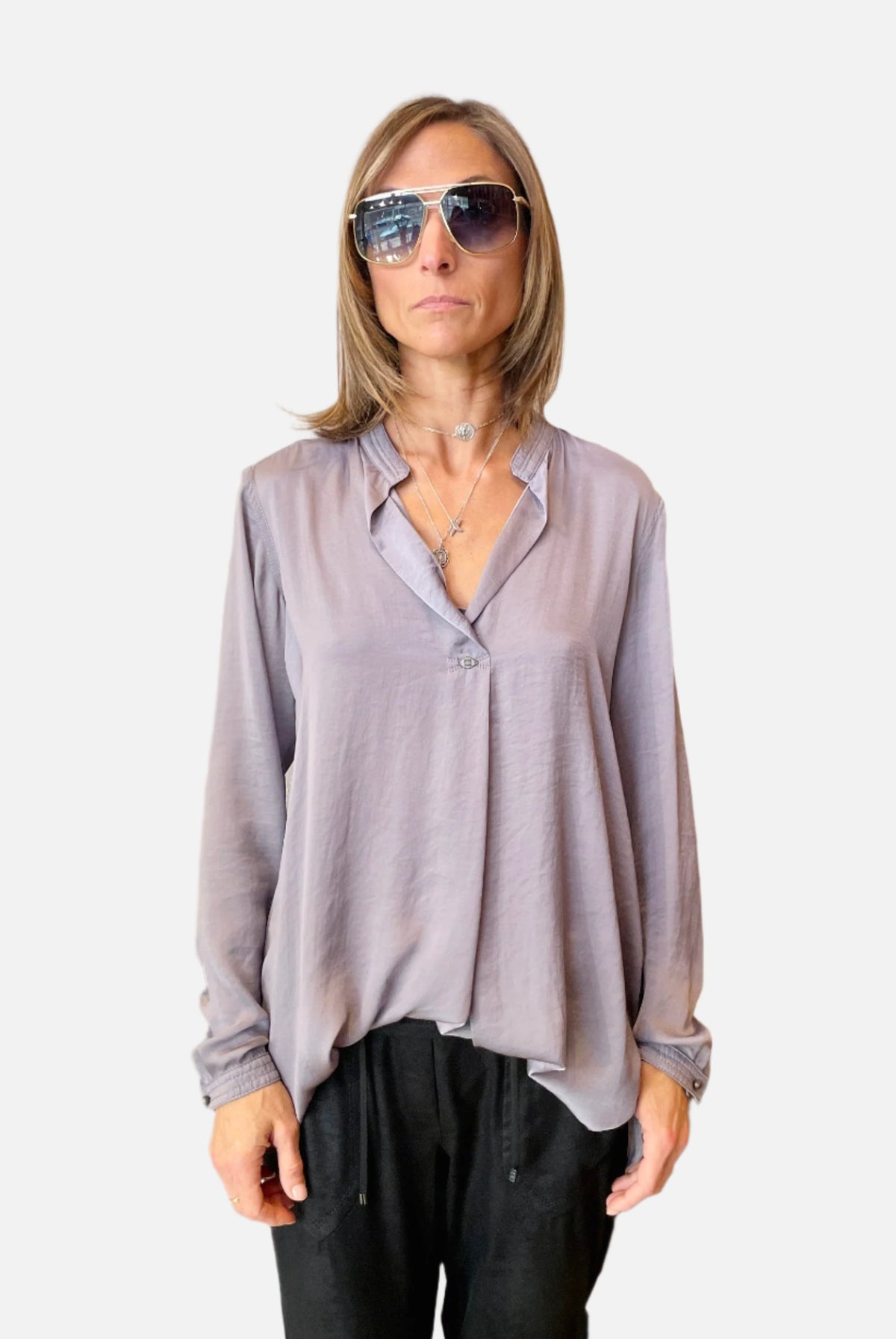 Blouse - Grey by Beate Heymann | 25 South Boutiques