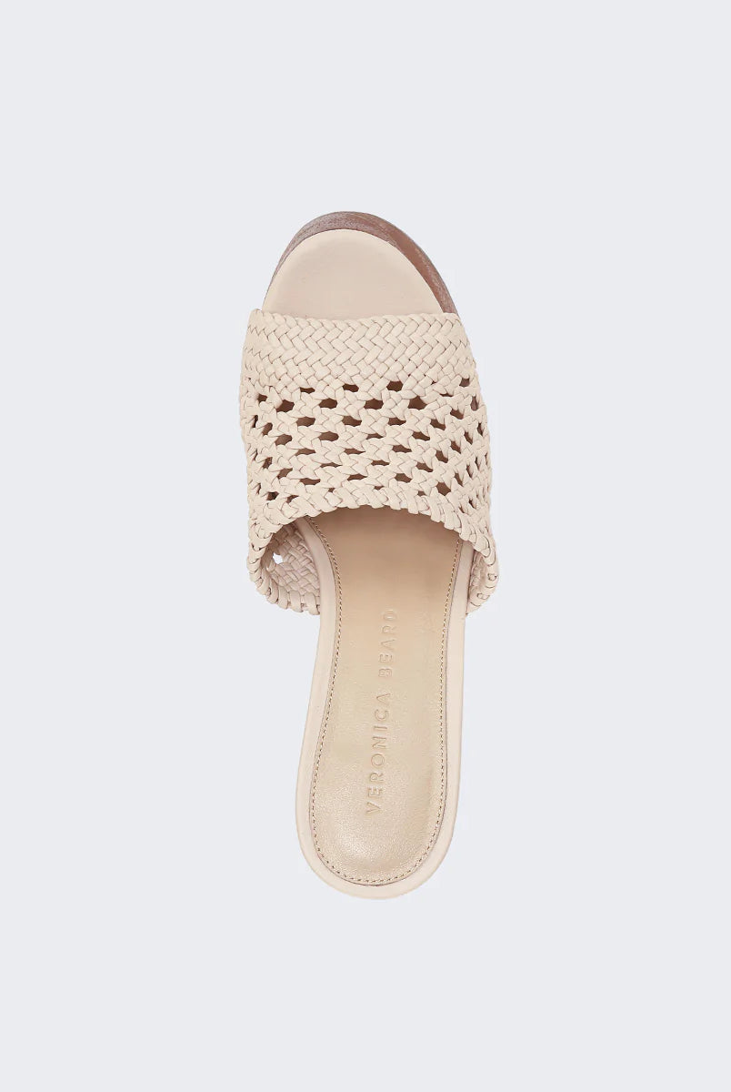 Guadalupe Clog Sandal - Shell by Veronica Beard — view 3