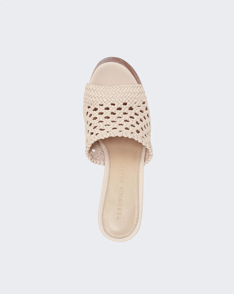 Guadalupe Clog Sandal - Shell by Veronica Beard — view 3