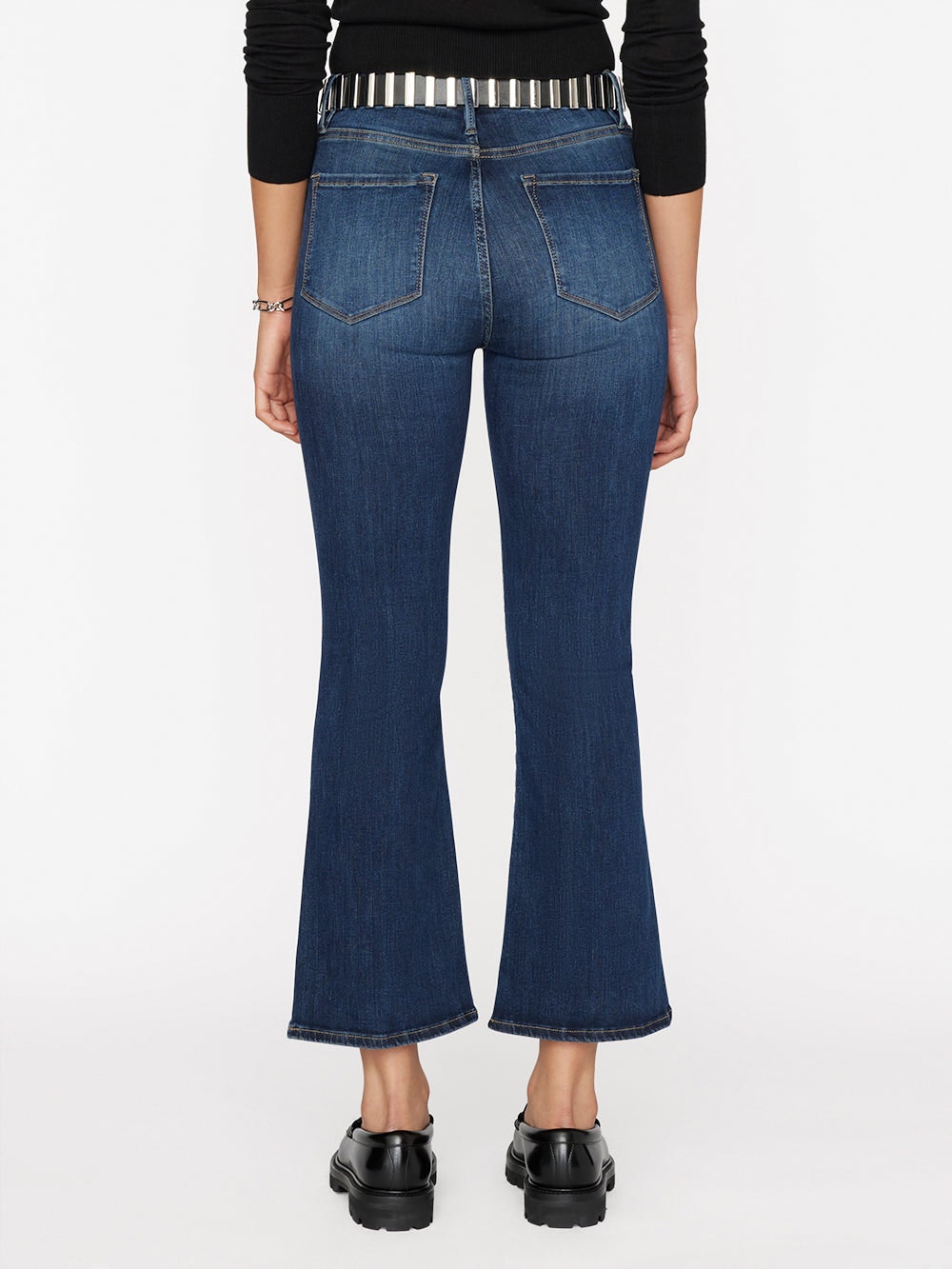 Le One Crop Mini Boot - Hanbury by Frame — view 5