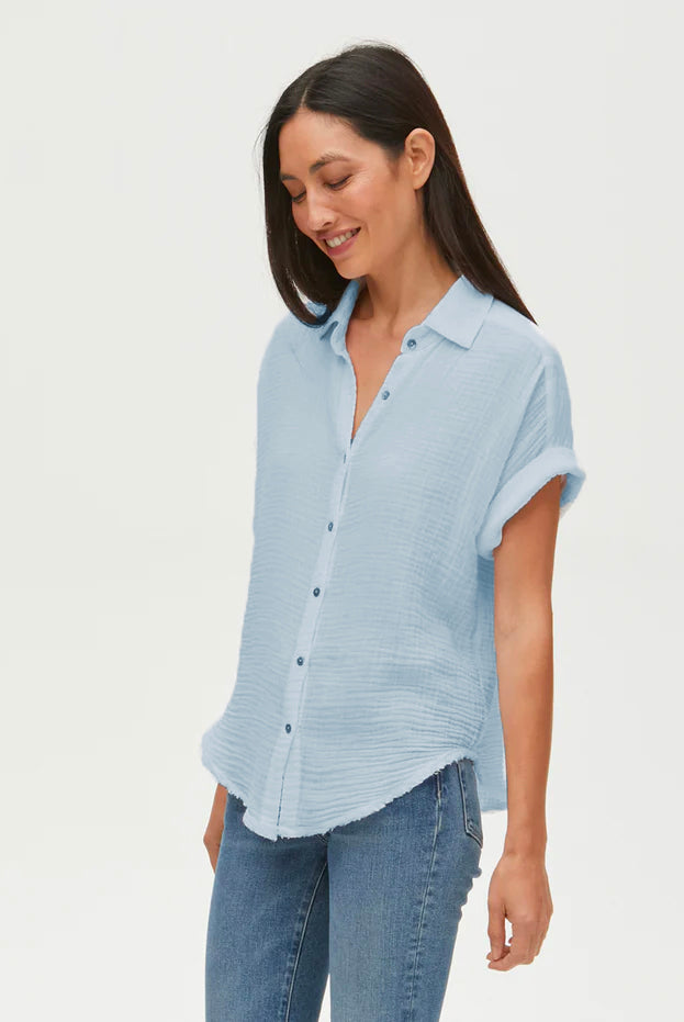 Bailey Gauze Button Down Shirt - Habor by Michael Stars | 25 South Boutiques
