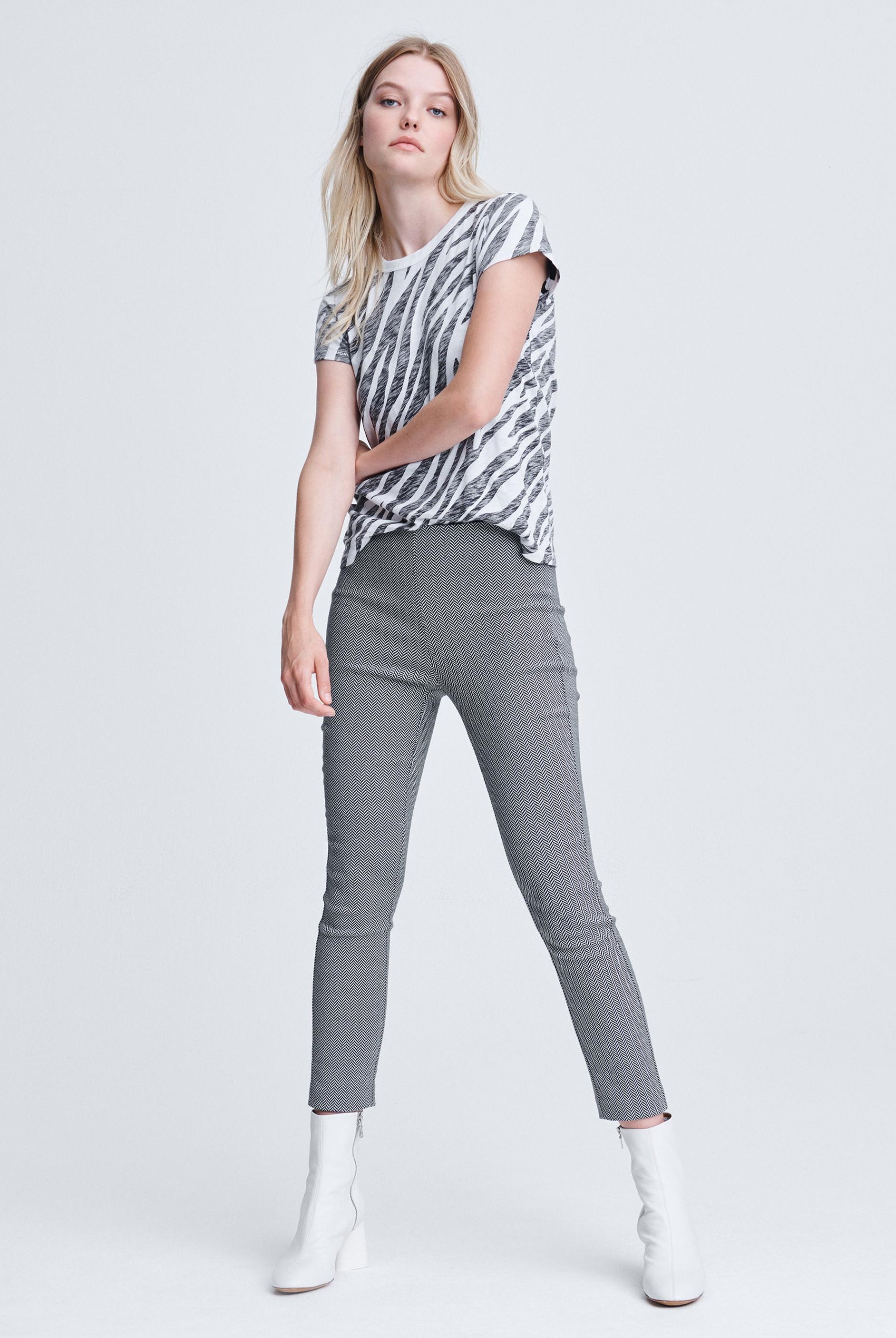 Simone Herringbone Pant - Black Multi by Rag & Bone | 25 South Boutiques
